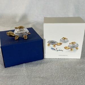 Swarovski Crystal Turtle Figurine